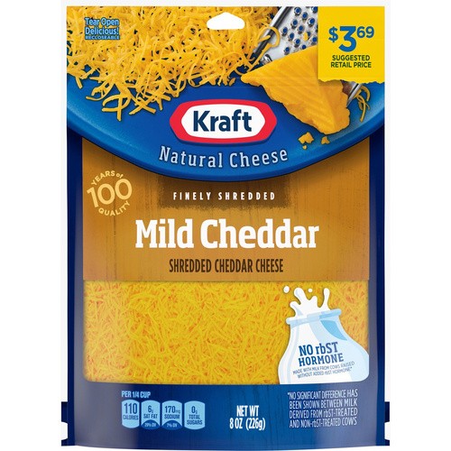 KRAFT MILD CHEDDAR F 8 OZ