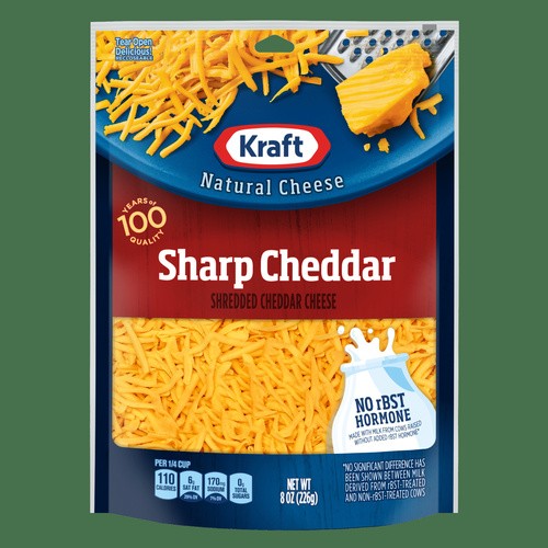 KRAFT SHARP CHEDDAR 8 OZ