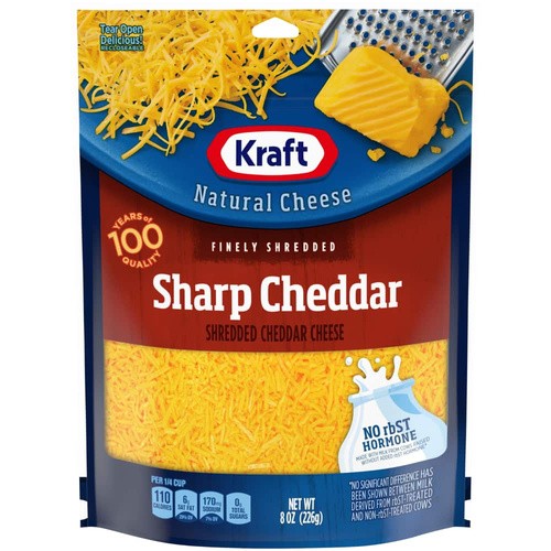 KRAFT SHARP CHED FIN 8 OZ