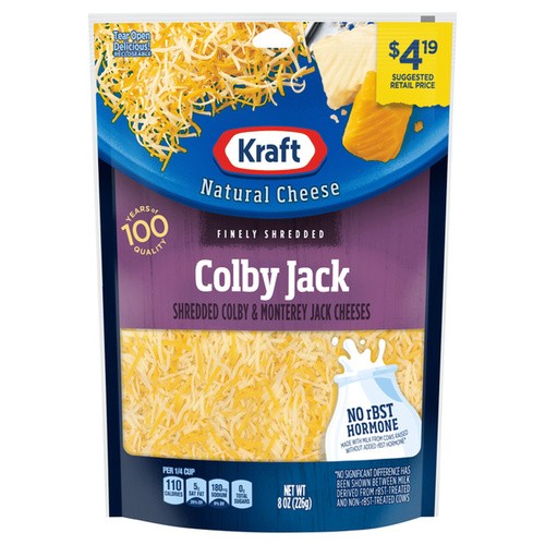 KRAFT COLBY JACK FIN 8 OZ