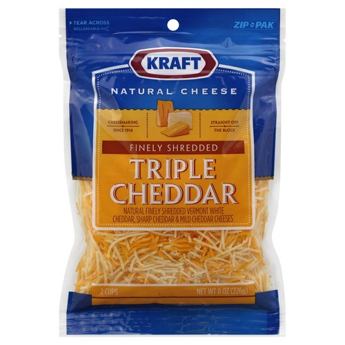 KRAFT TRIPLE CHEDDR 8 OZ