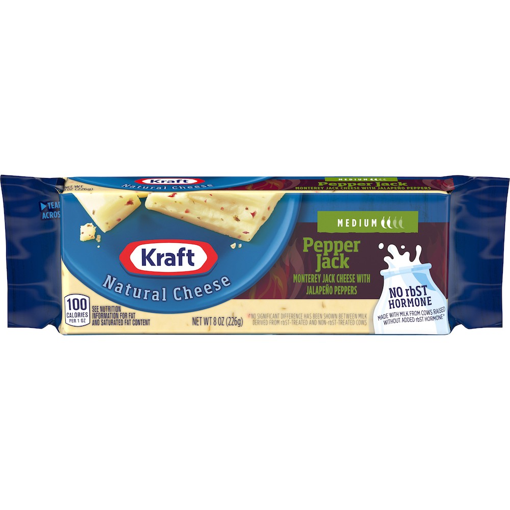 KRAFT PEPPER JACK 8 OZ