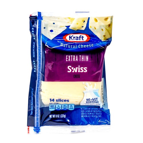 KRAFT EXTRA THIN SWI 8 OZ