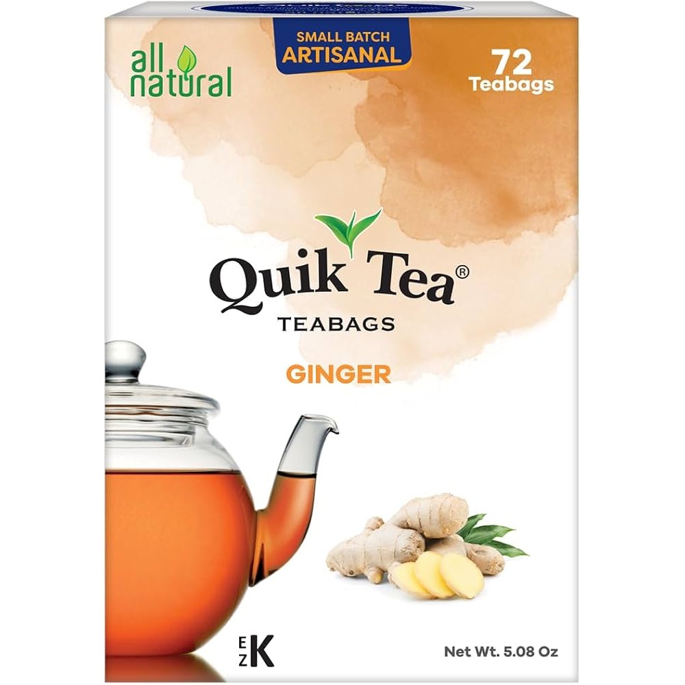 QUIK TEA GINGER CHAI 72 BAG