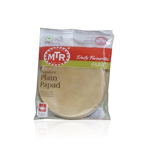 MTR Papad Plain 200 GM
