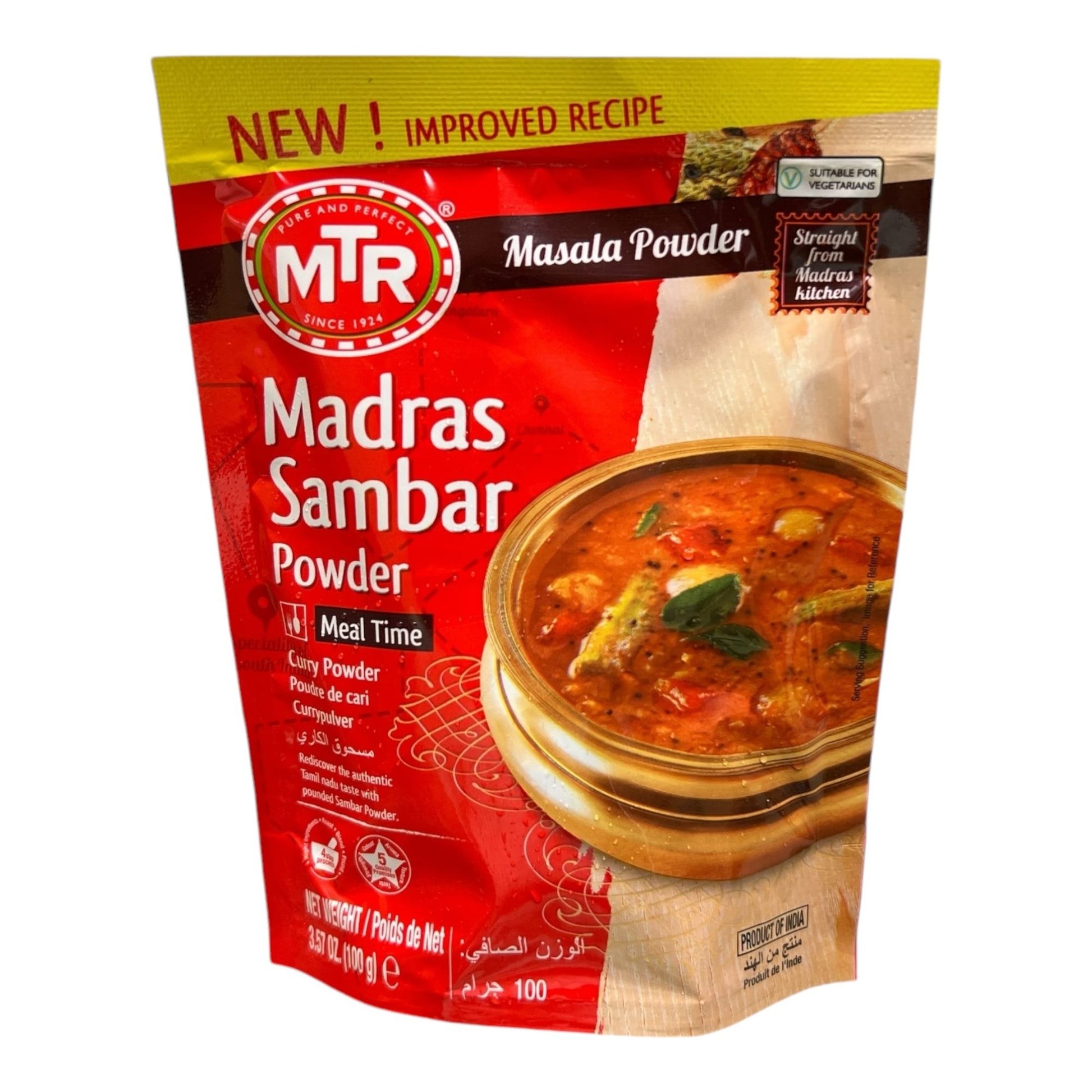 MTR MADRAS SAMBAR POWDER 100 GM