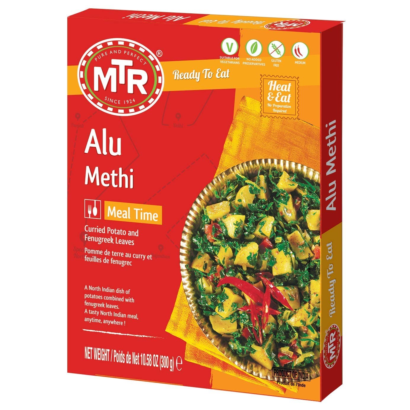 MTR ALU METHI READY TO EAT 300 GM