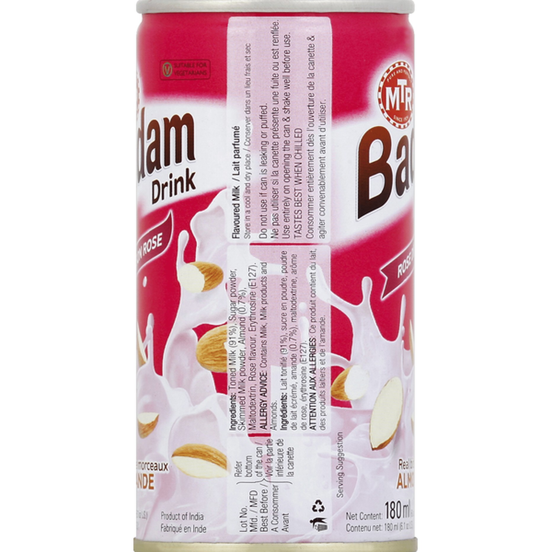 MTR BADAM & ROSE DRINK 180 ML