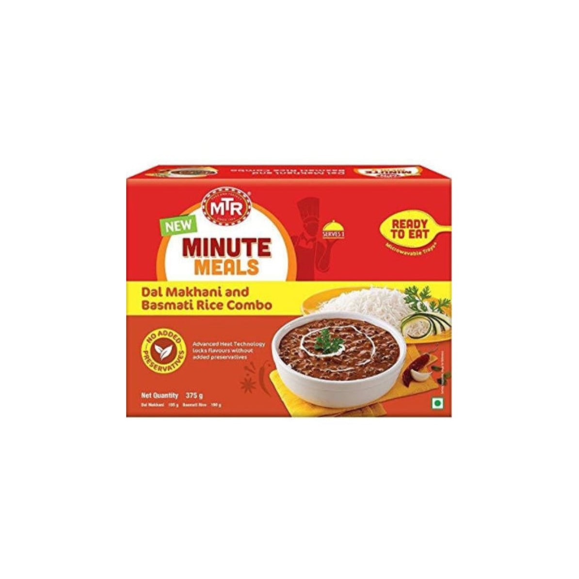 MTR DAL MAKHANI & BASMATI RICE 0.83 Lbs