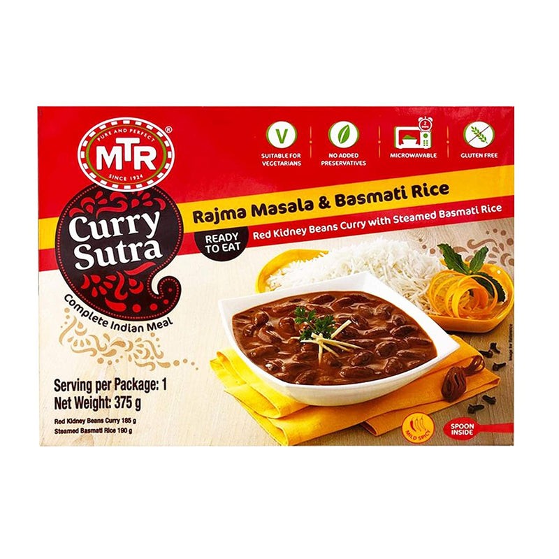 MTR RAJMA MASALA & BASMATI RICE READY TO EAT 375 GM
