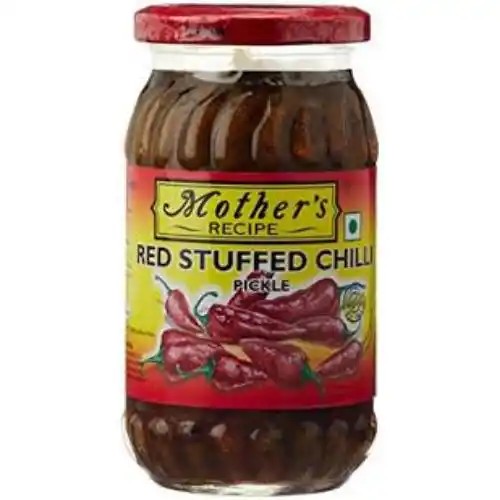 Mothers Stuffed Red Chilli Pickle 400 GM