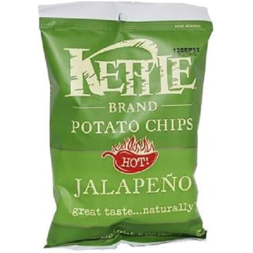 Kettle Brand Hot! Jalapeno Potato Chips 1.5 OZ