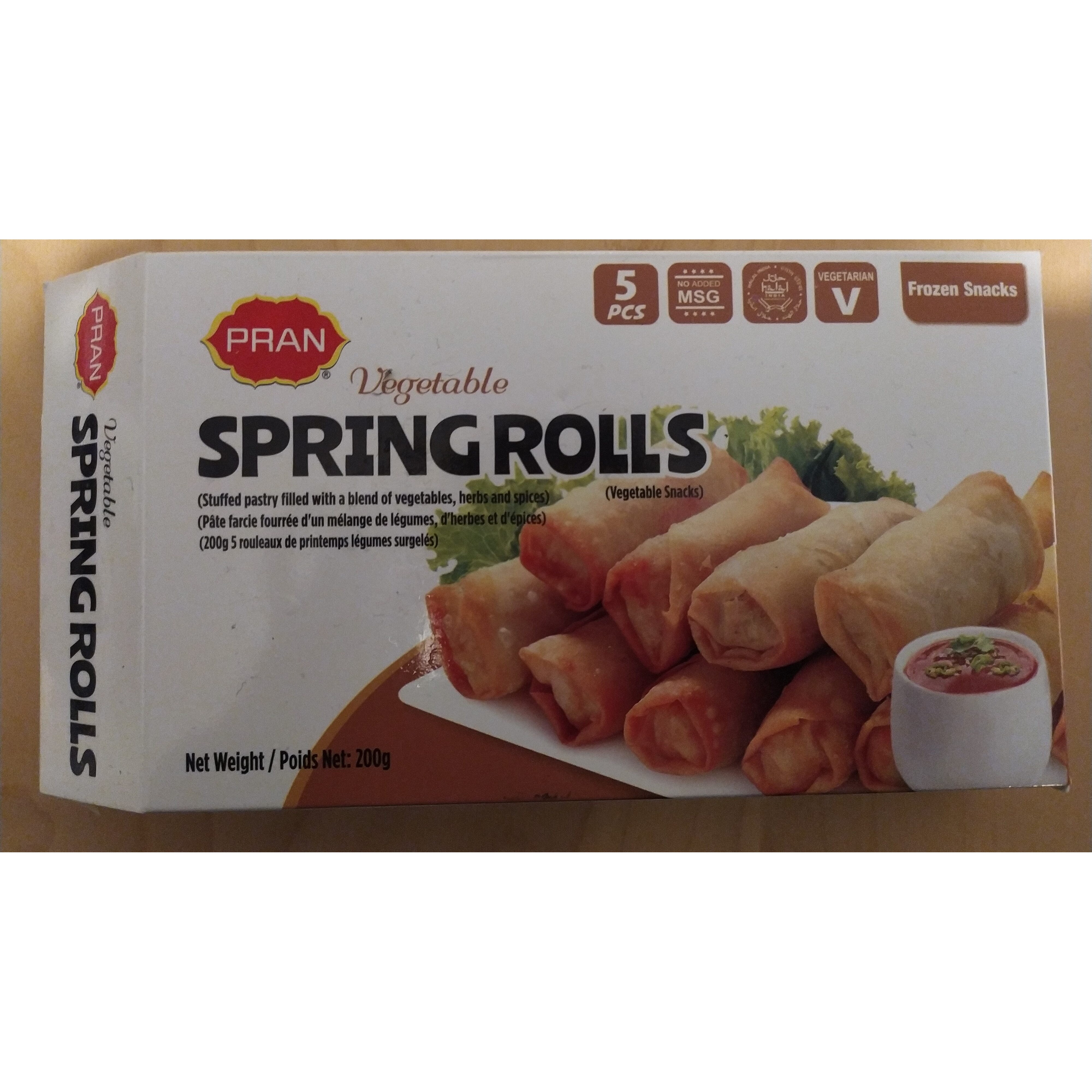 PRAN VEGETABLE SPRING ROLL 400 GM