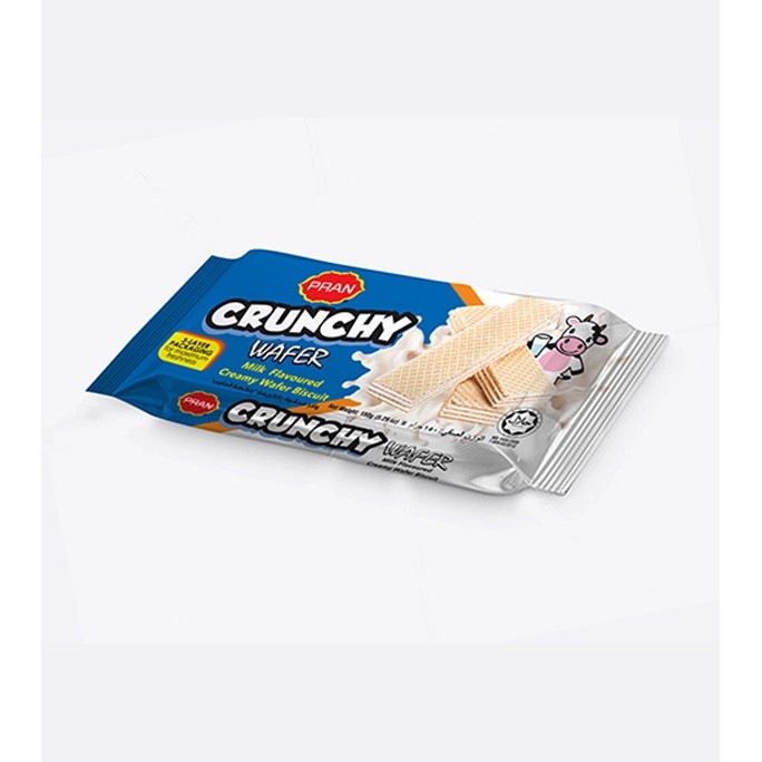 Pran Crunchy Wafer Milk Flavor 150 GM