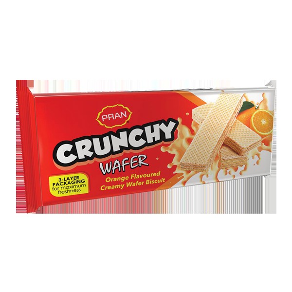 Pran Crunchy Wafer Orange 150 GM