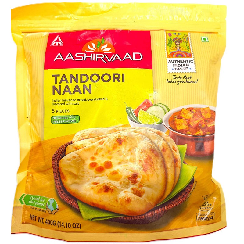 AASHIRVAAD TANDOORI NAAN 400 GM