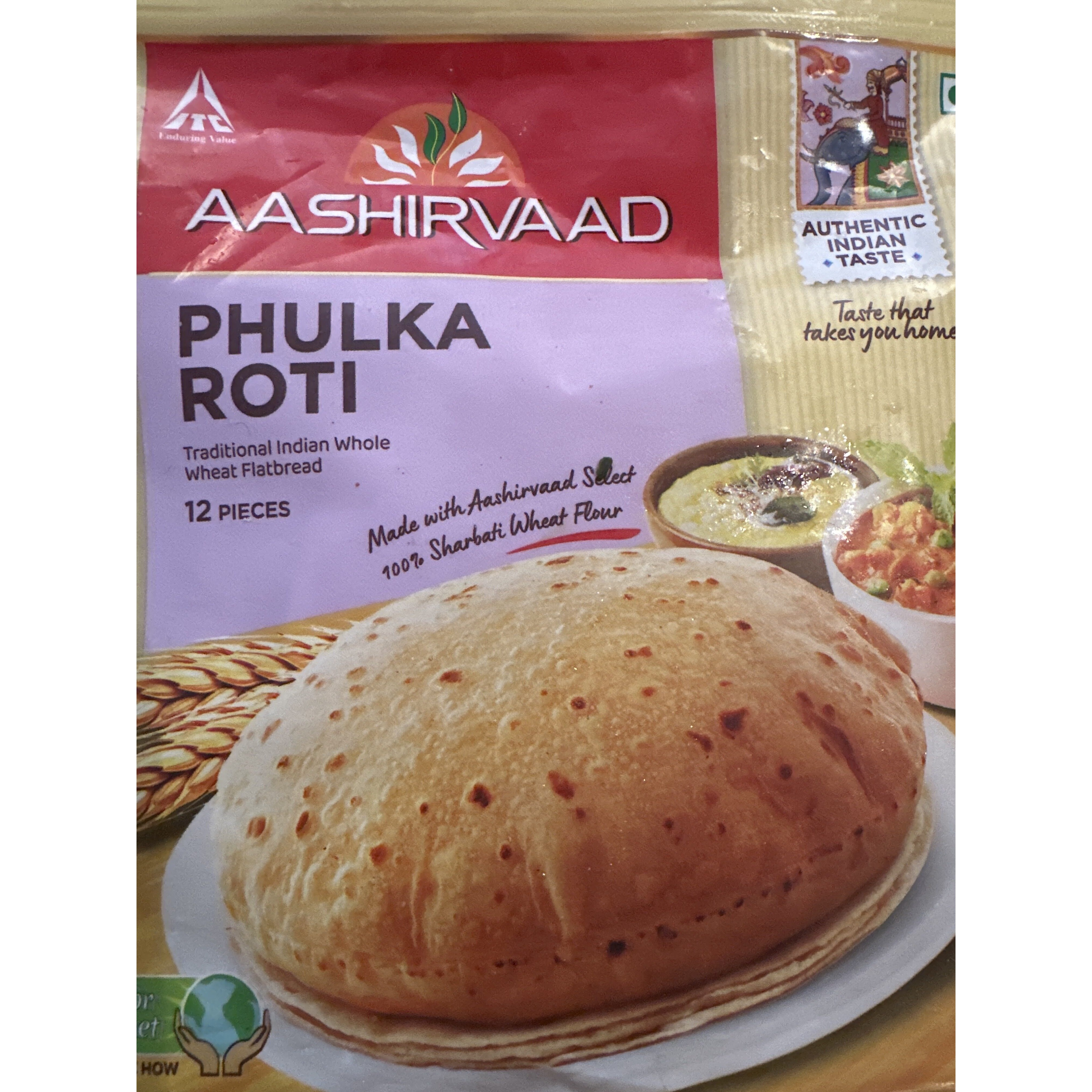 AASHIRVAAD PHULKA ROTI 360 GM