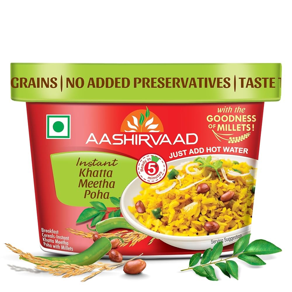 ASHIRV KHATTA MEETHA POHA 80 GM