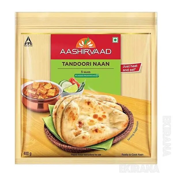 Aashirvand Tandoori Naan  Family Pack 1.2 KG