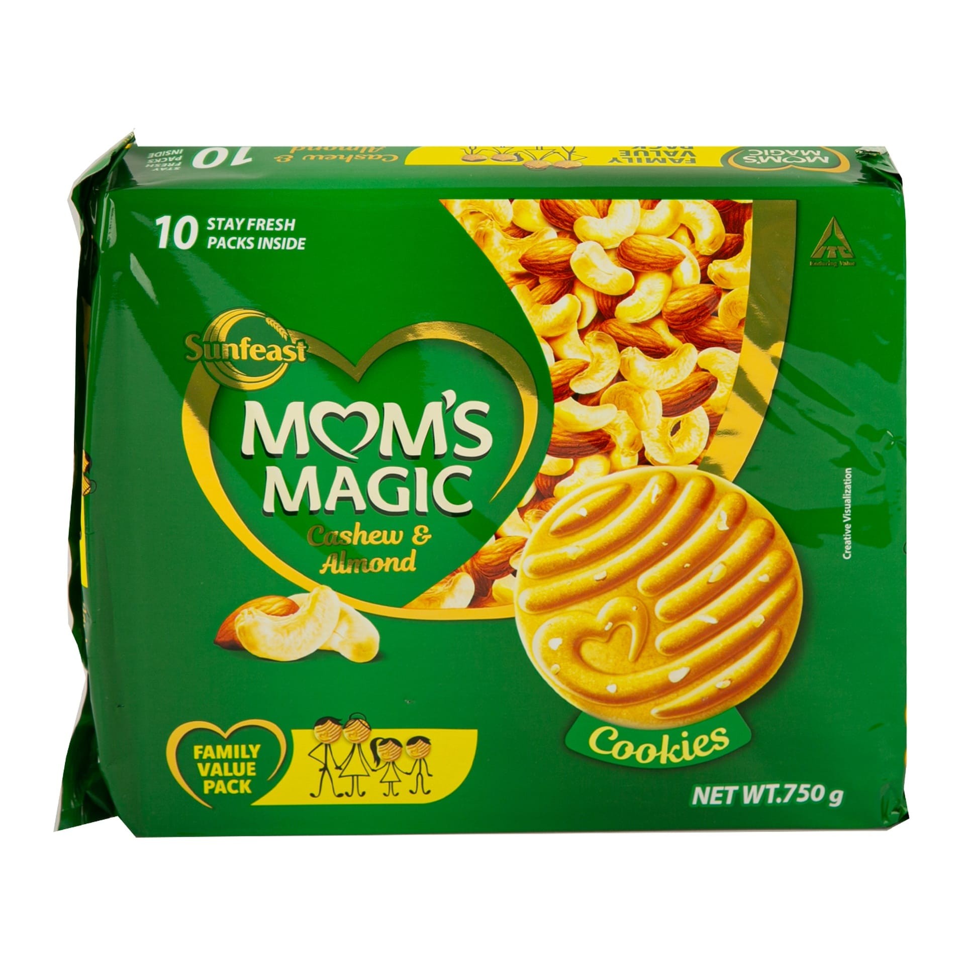 MOMS MAGIC CASHEW ALMOND COOKIES 750 GM