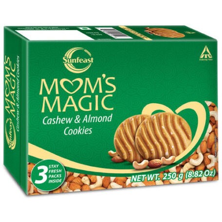 Sunfeast Mom's Magic Cashew And Almond Cookies 250 GM