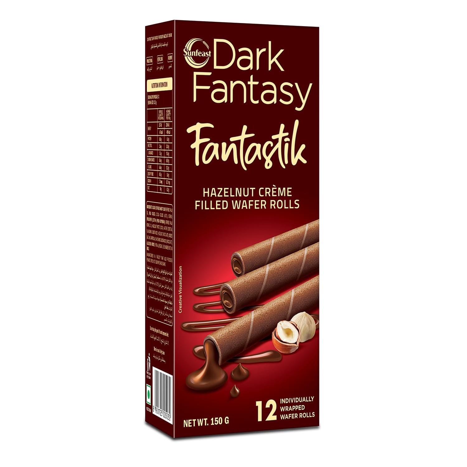 SUNFEAST DF FANTASTICK HAZELNUT 150 GM