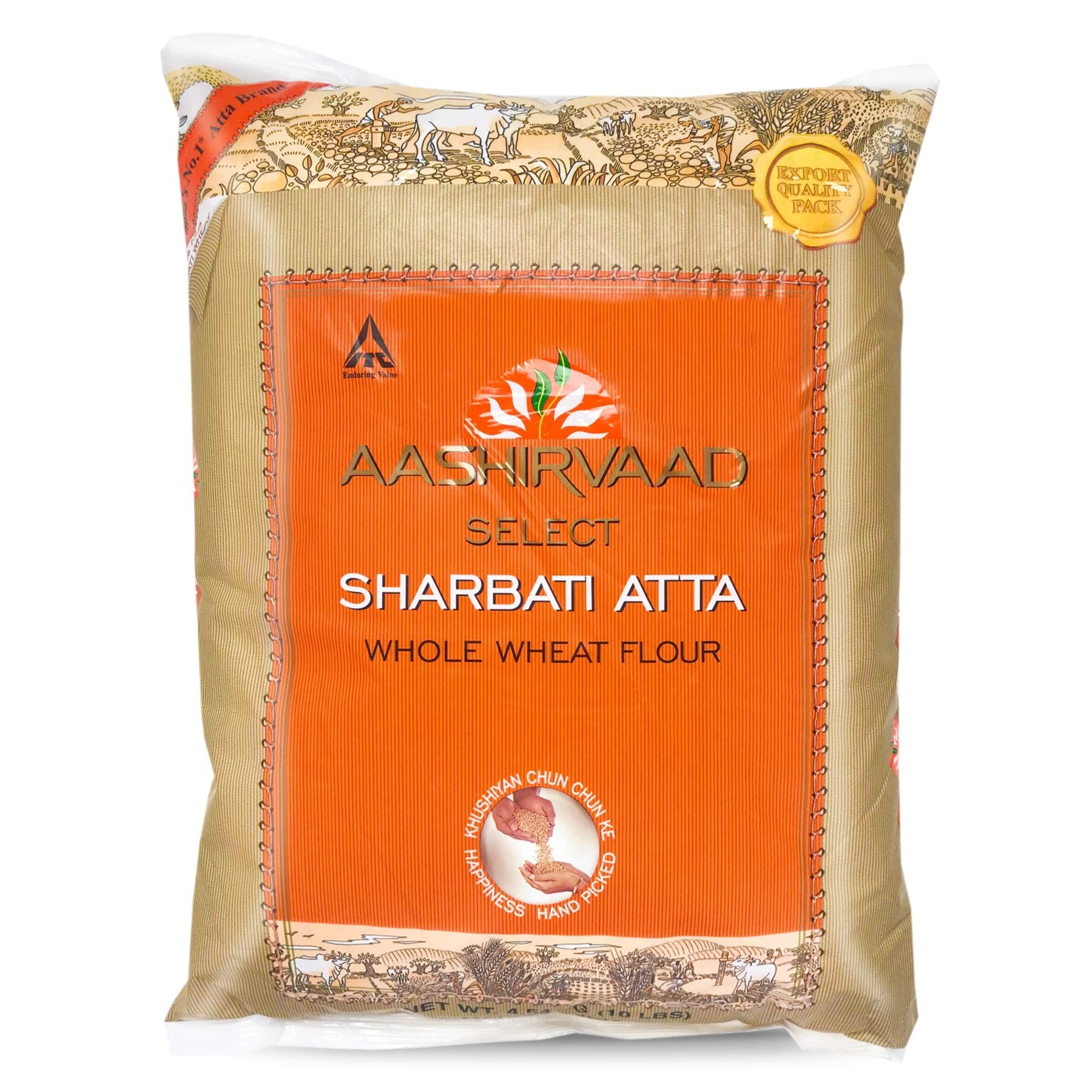 AASHIRVAAD ATTA SELECT SHARBATI 10 LBS