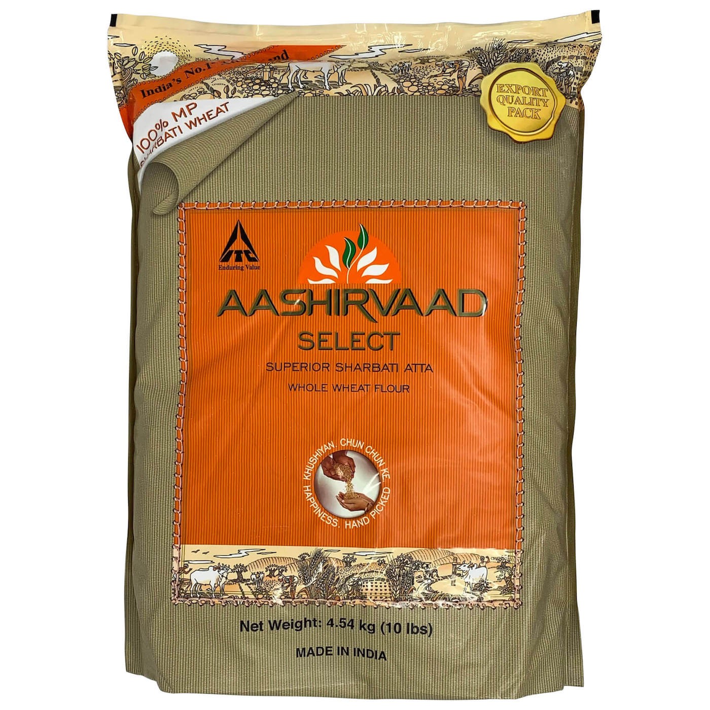 Aashirvaad Select Atta (whole Wheat Flour) 10 LBS
