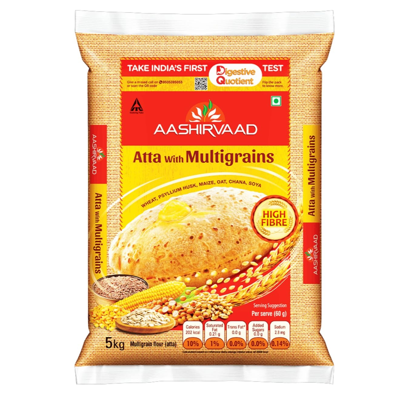 Aashirvad Multigrain Atta 10 LBS