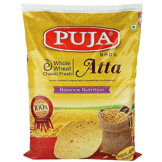 Puja Chakki Fresh Atta 20 LBS