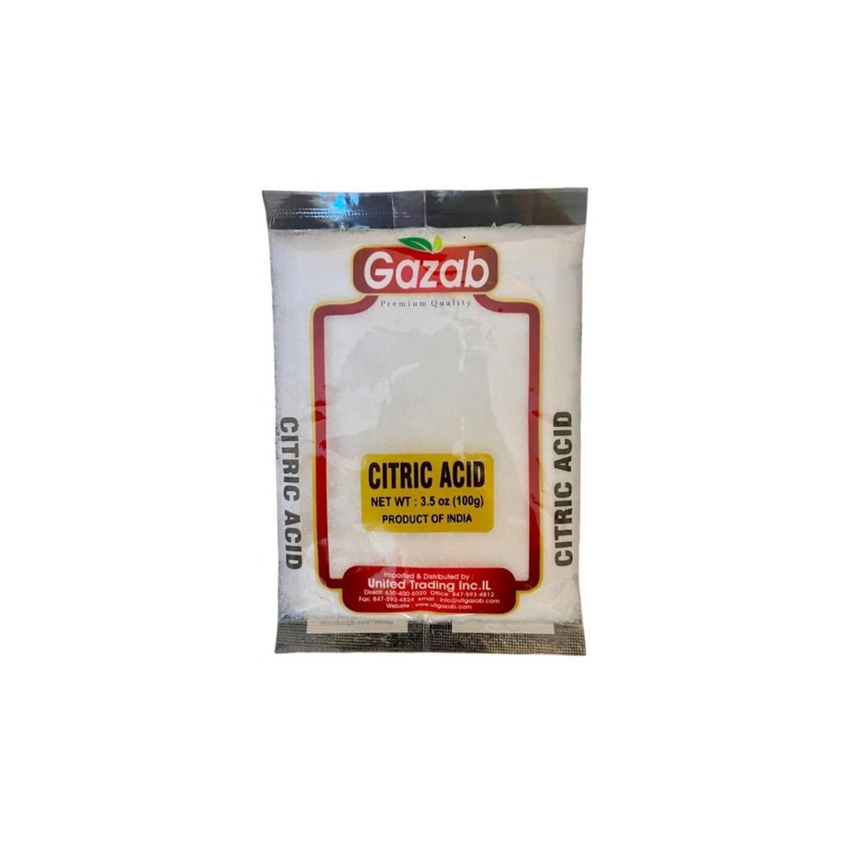 GAZAB CITRIC ACID 100 GM