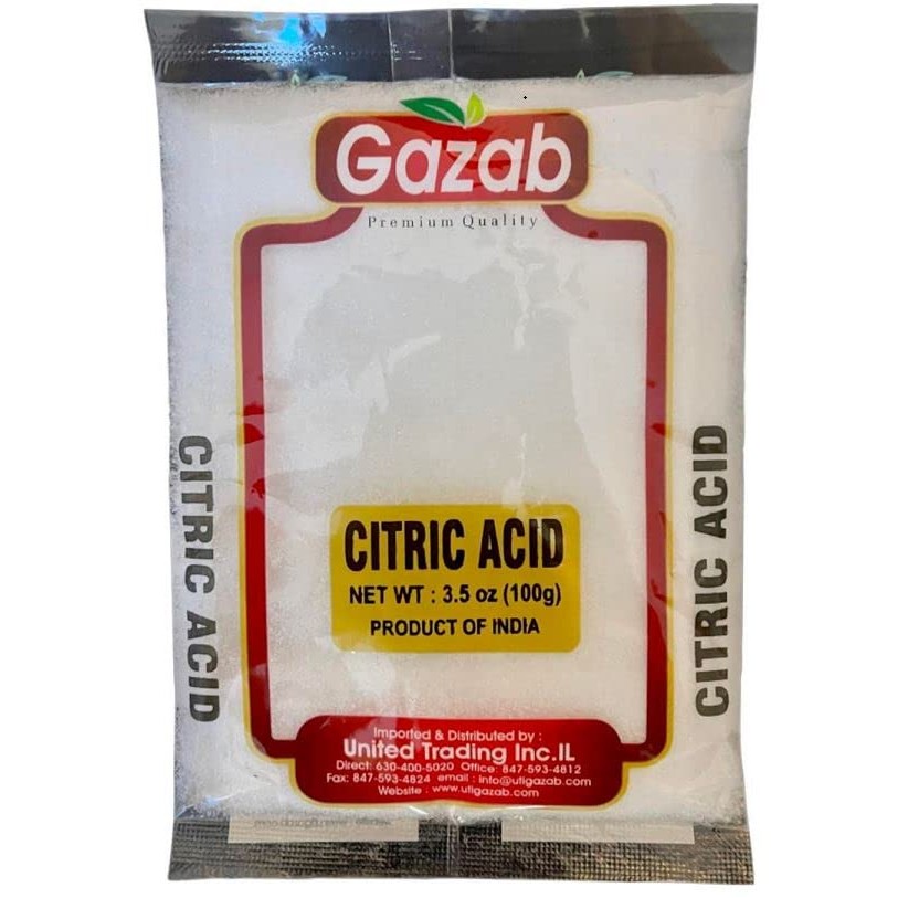 GAZAB CITRIC ACID 100 GM