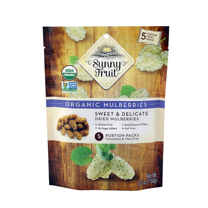 DRIED MULBERRIES ORGANIC SUNNY 5.3 OZ
