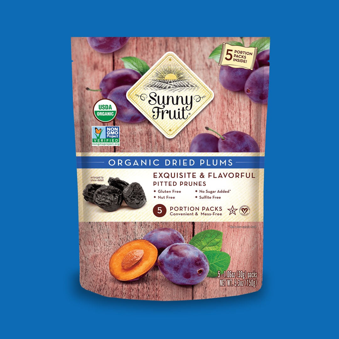 DRIED PLUMS ORGANIC SUNNY FRUIT 5.36 OZ
