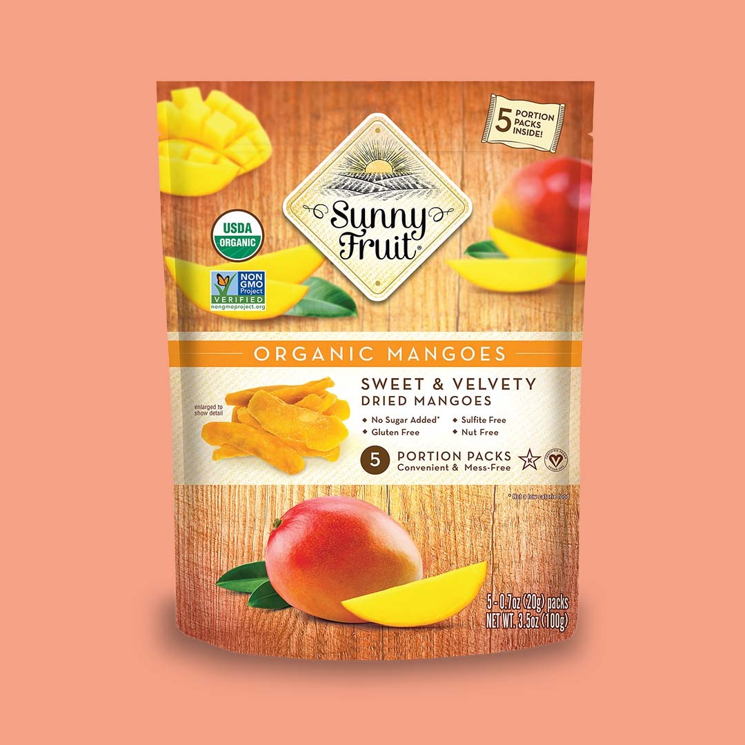 SUNNY FRUIT ORGANIC DRY MANGO ORGANIC 100 GM