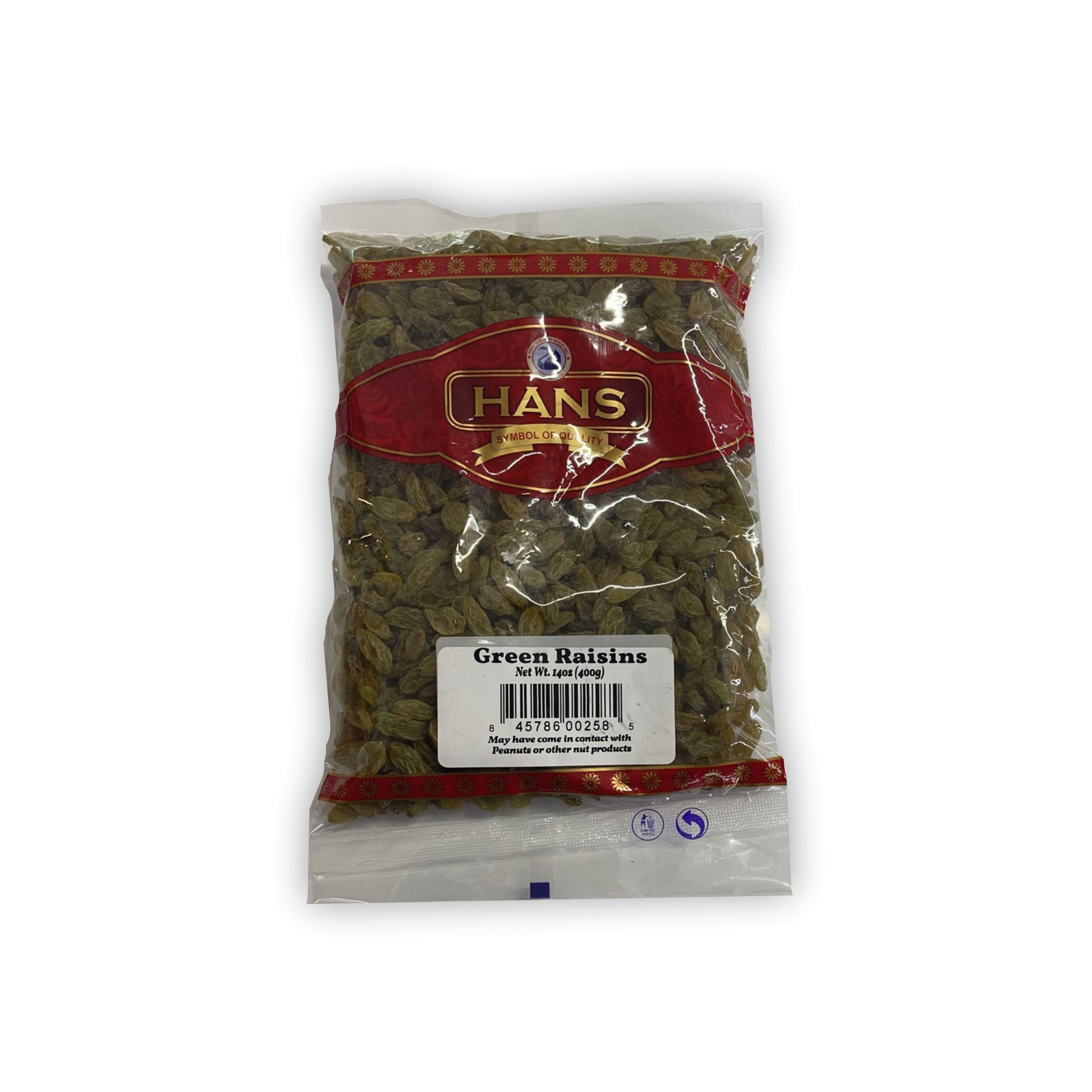 HANS RAISIN GREEN 400 GM