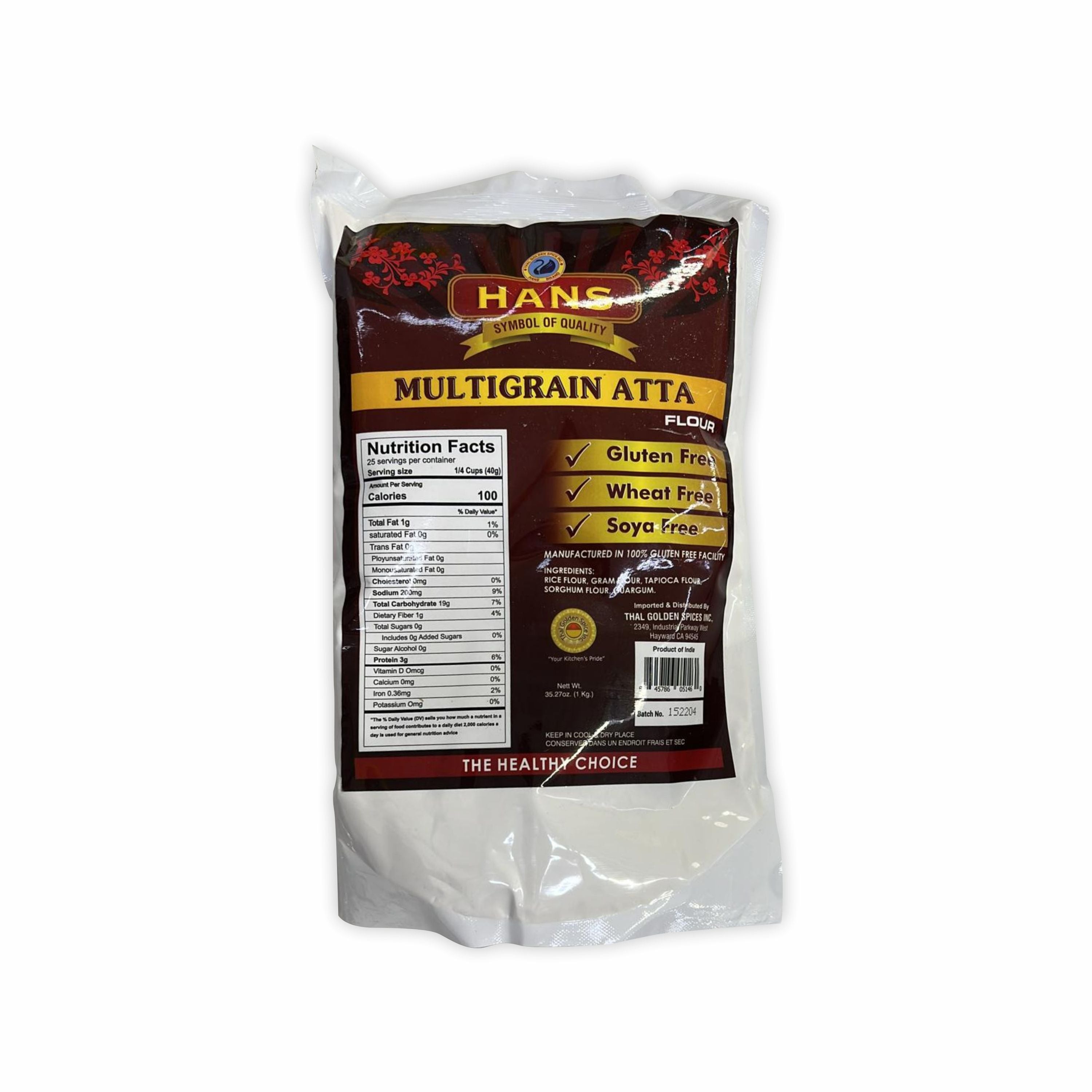 HANS MULTIGRAIN ATTA 1 KG