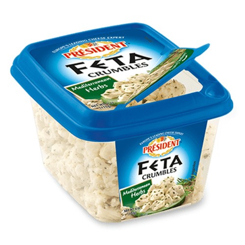 FETA CRUMBLED MEDITERRANEAN HERB         6 OZ