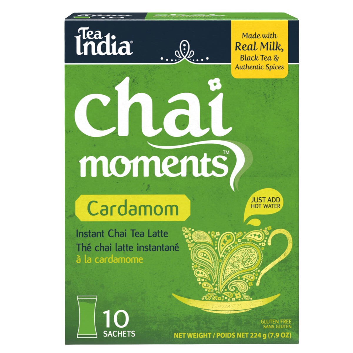 Tea Indian Chai Cardamom Tea 224 GM
