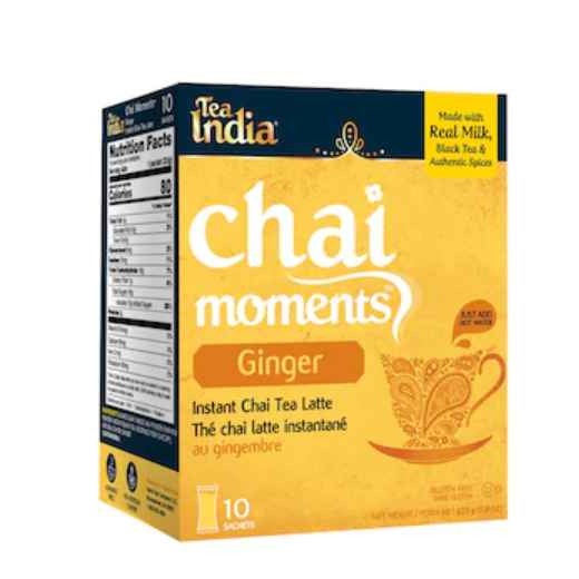 TEA INDIA GINGER TEA 60 COUNT