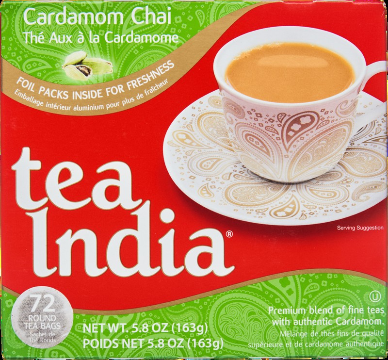 TEA INDIA CARDAMOM CHAI 72 BAG