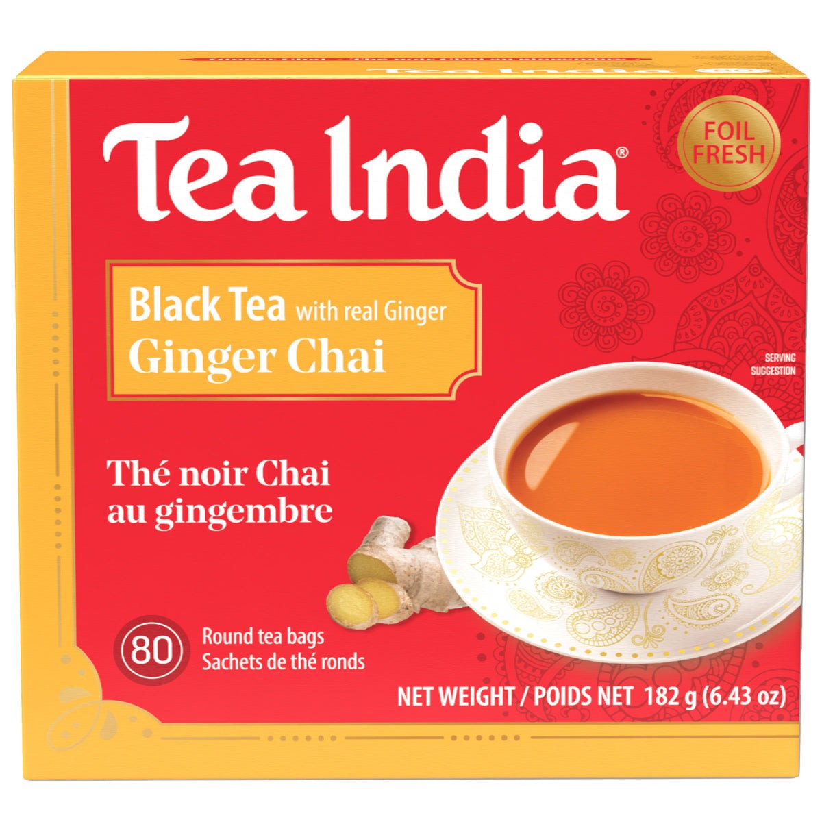 Tea India Ginger Chai 182 GM