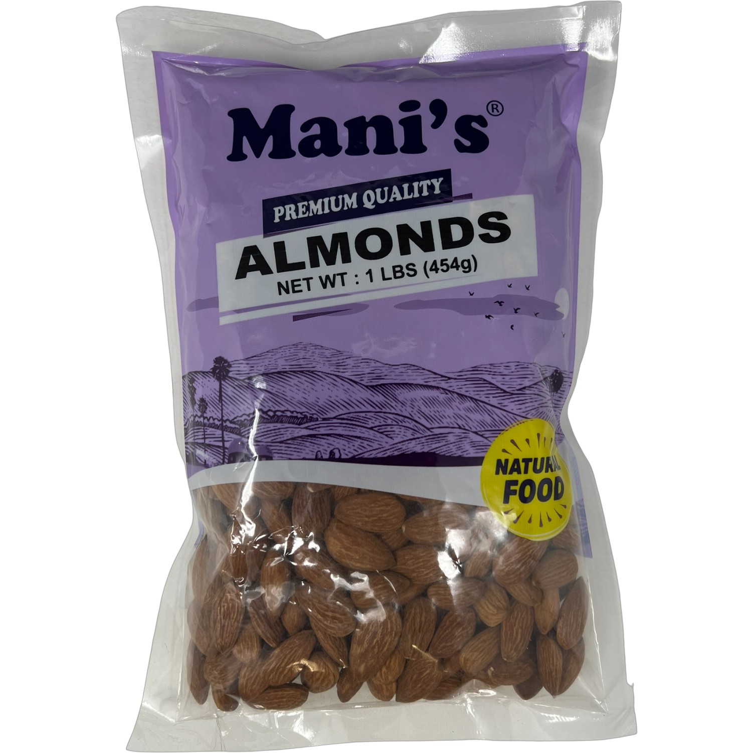 Mani's Premium Almonds 454 GM