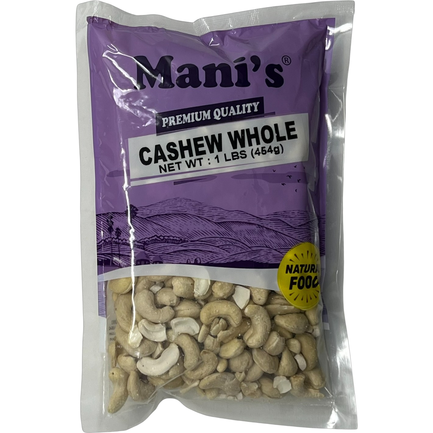 Mani's Cashew Whole 1 LBS