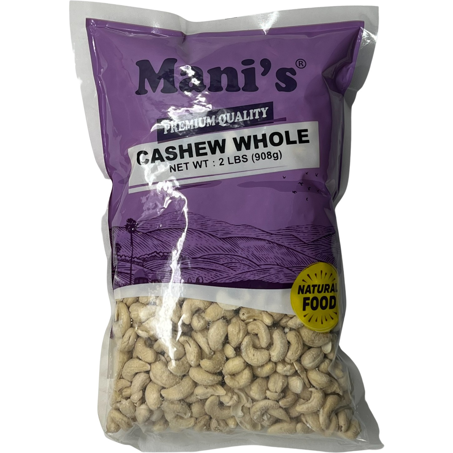Mani's Cashew Whole 2 LBS