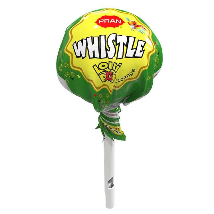 PRAN WHISTLE LOLLIPOP ASSORTED 100PCS 1 EACH