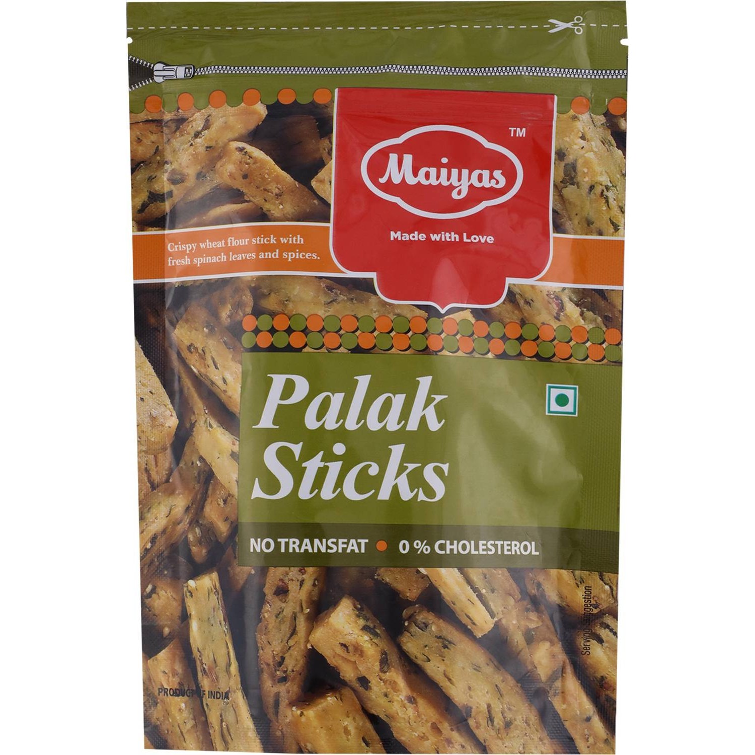 Maiyas Palak Sticks 200 GM