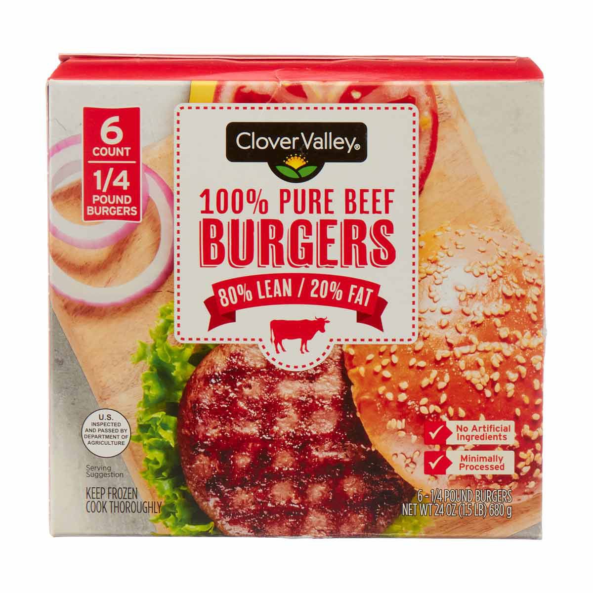 Beef Burger Patties 680 GM