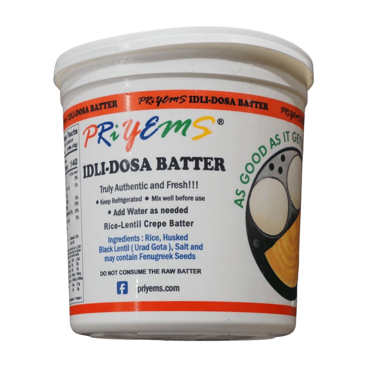 Priyems Idli Dosa Batter 3.96 LBS