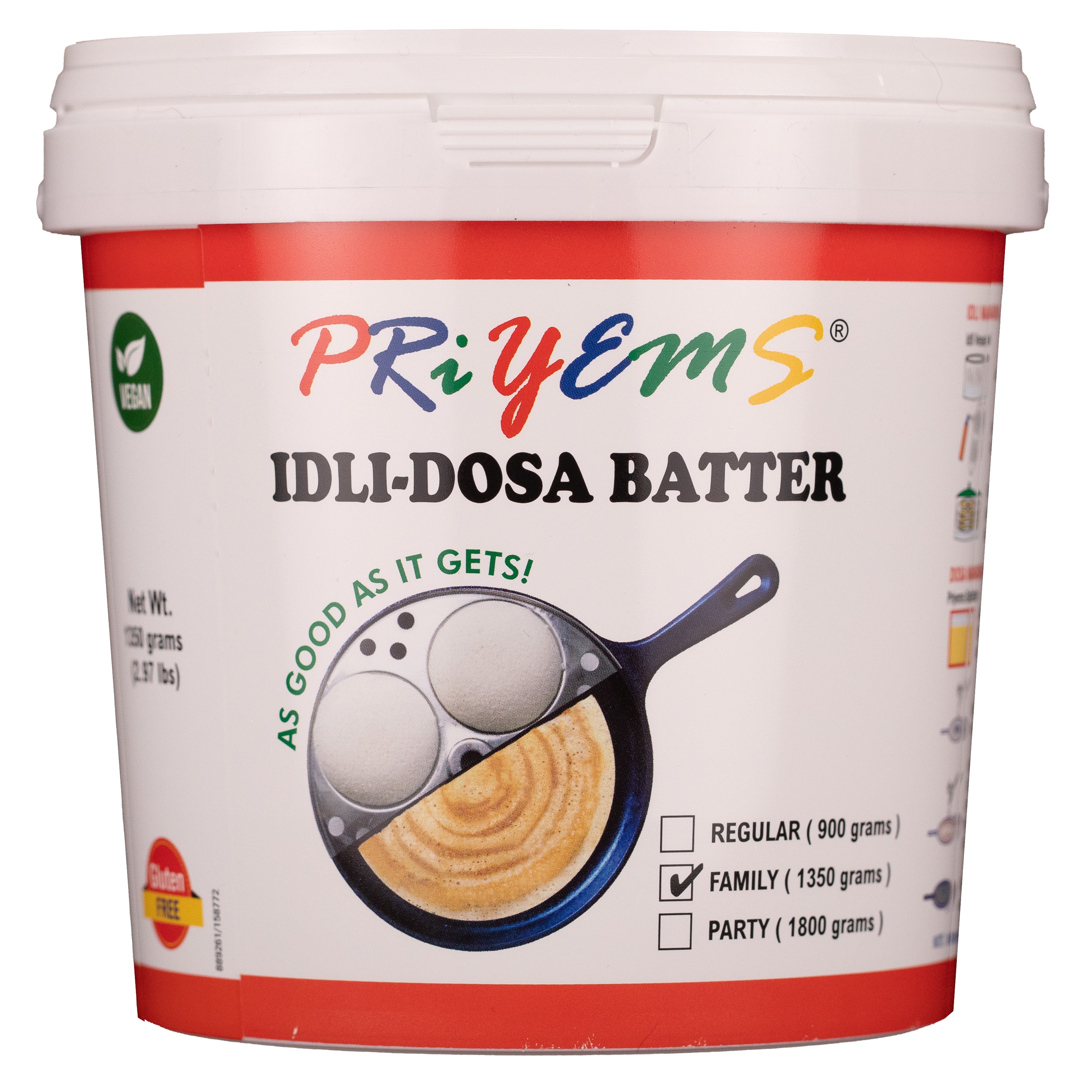 Priyems Idli Dosa Batter 2.97 LBS